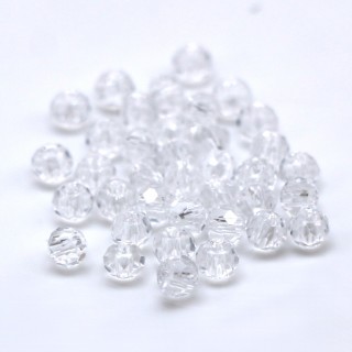 Бусины рондели 2*2мм (прозрачный)